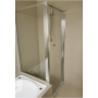 Australia Custom made framed next to bathtub shower screen (1100-1200)*(1100-1200)*1900